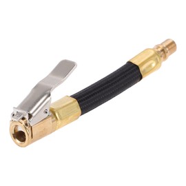 INFINAUTO Tire Inflator Extension Tube 3.94inch M8x0.8 7.8mm ID for Car Motorcycle Bicycle Air Pump Extend Hose Adapter Tire Valve Nylon Black Durable