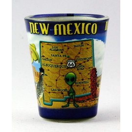 New Mexico State Collage Shot Glass rtp