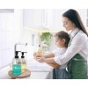 JASAI 2PACK 18Oz Simple Glass Soap Dispensers with Black Pump,