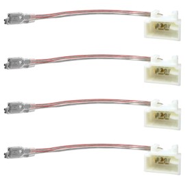 4pcs Car Door Speaker Wiring Harness Adapter Connector Plug Wires Fit for Subaru 2015-2020 WRX STI & for 2012-2019 Outback Legacy, by Xspeedonline