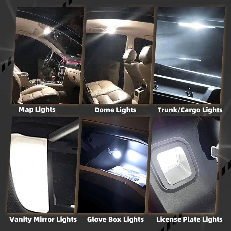 LECCIBUB LED Interior Light Kit Fit For Toyota RAV4 2016-2018,Super