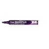 Pentel Maxiflo Dry Wipe Fine Chisel Point Marker - Black