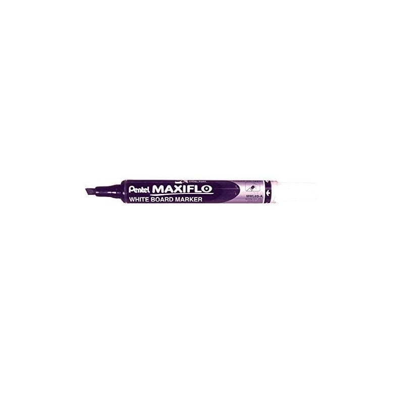 Pentel Maxiflo Dry Wipe Fine Chisel Point Marker - Black