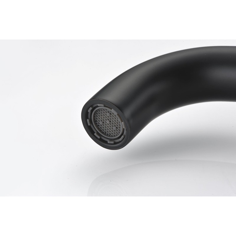 sumerain Matte Black Bathroom Faucet,Wall Mount Black Bathroom Faucets and