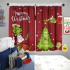 Cuteiush Christmas Window Decor 2 Panels Set 28'' L X
