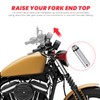 kekykm 39mm Fork Tube 5" Extensions Compatible with Harley Davidson