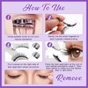 WENDY LASHES 4 Pairs Magnetic Eyelashes No Glue Needed Reusable
