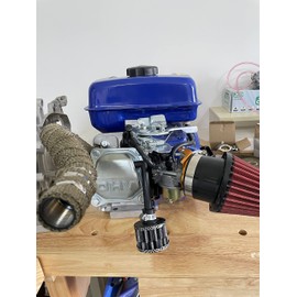 Predator 212cc 196cc 0.47" Inlet (12mm)air filter Cylinder Head Cover Air filter for CT200U CT200U-EX Mini Bike Go kart MB200 BAJA Warrior,For Honda GX160 GX200 168F 5.5/6.5HP Engine