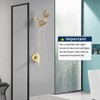 Shower Faucet Set Complete Shower Kit Dual Shower Head and