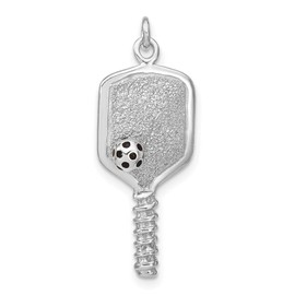 Auriga Fine Jewelry 925 Sterling Silver Enamel Pickleball Charm Pendant