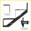 2 Packs Metal Stair Step Stringers, 2 Step Steel Riser