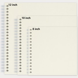 Vienrose Scrapbook Album 12x12 Inch Blank Thick Kraft Paper DIY Scrapbooking Supplies, Large Scrap Book Photo Albums for Wedding Travel Family Baby - Perfect Holiday Gifts Beige 40 Sheets/80 Pages