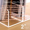 HeZone Magazine Holder, Clear Acrylic Desk Organizers, File Organizer for