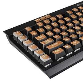 Skinit Decal Skin Compatible with K95 RGB Platinum Mechanical Gaming Keyboard - Skinit Originally Designed Natural Wood Design