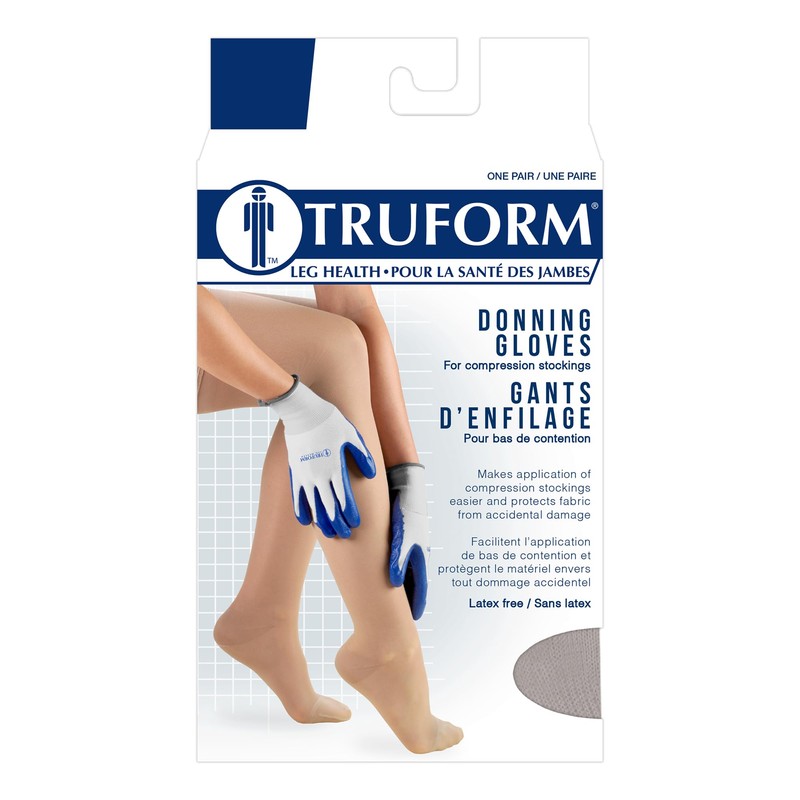 Truform Donning Gloves for Medical Compression Stockings Pantyhose Support Tights,
