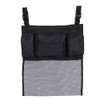 6 Pockets Wheelchair Back Storage Bag Garden Cart Mesh Cloth