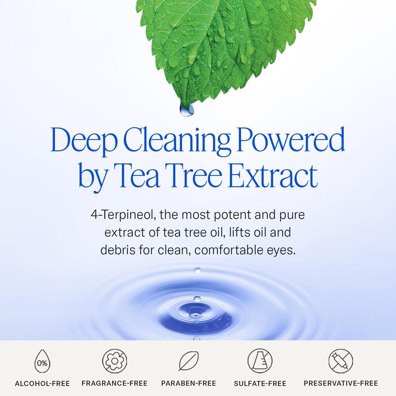 Cliradex Towelettes - Natural Face, Eyelash & Eyelid Cleanser -