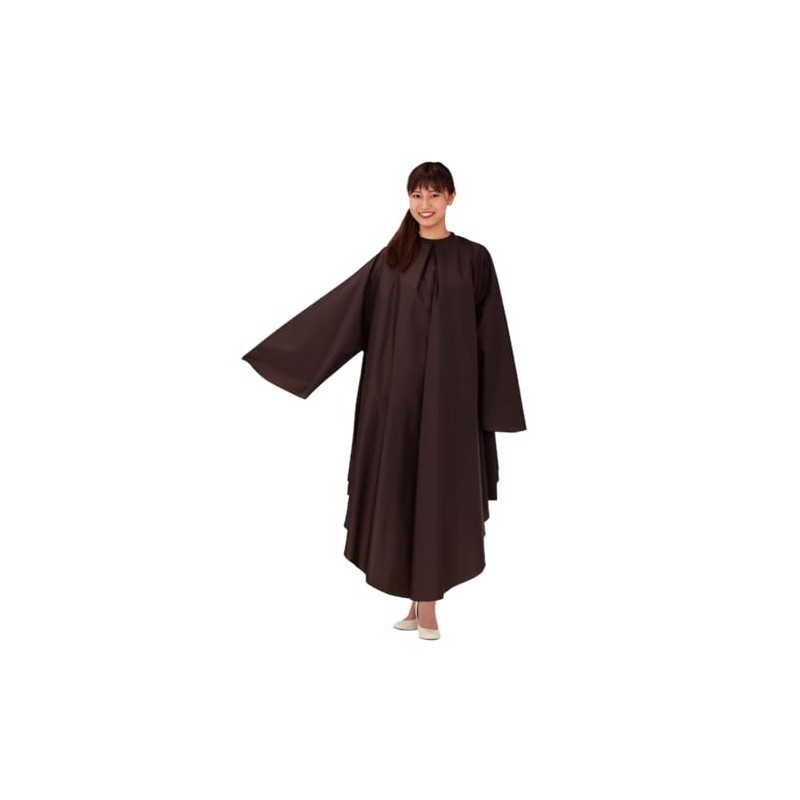 Cattleya Haircut Cape, Brown, F