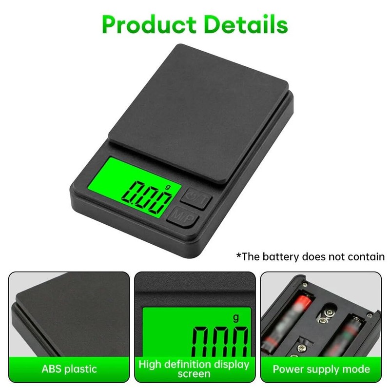 Digital Pocket Scale 1000g/0.01g – High Precision Mini Scales with
