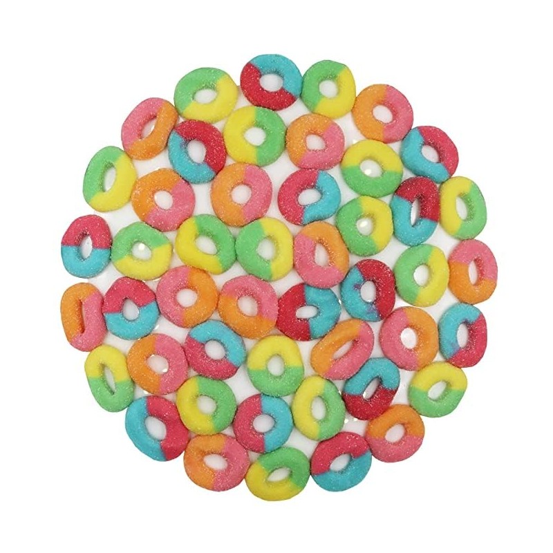 American Best Food Gummy Rings (2.5 Pound), Rainbow Neon