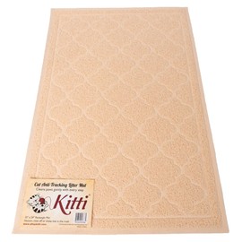 Kitti Cat Litter Anti Tracking Mats, Beige