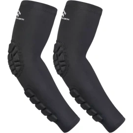 Sangpum Sangse Seolmyeong Chamjo 호프포스 2PCS 패딩 팔꿈치 팔뚝 소매 압박 팔 보호 지지대 [Black Padded Elbow Forearm] HOPFORCE 2PCS Padded Elbow Forearm Compression Arm Support [Black Padded Elbow Forearm]