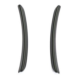 Volkswagen 5H0807833 5H0807834 Wheel Spoiler Rear Splash Guard Spoiler Wheel Cover, Satin Black