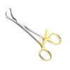 AAProTools Bone Reduction Forceps 5.5" Clamp Curved Pointed Jaws Long