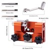 MRELC Chainsaw Sharpener, Chainsaw Sharpening Jig Kit, with Tungsten Burr