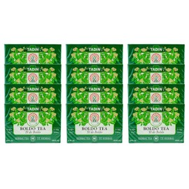 Tadin Tea, Boldo (Bold) Tea, 24-Count Tea Bags (Pack of 12)