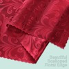 Eychei 2 Pack Red Satin Table Runner 12 x 108