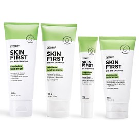 Cyzone - Set Bye Bye Granitos Skin First, Rutina Anti-Imperfecciones para Piel Joven, Gel Secante + Limpiador Facial, Reduce Granitos y Controla el Brillo, Fórmulas Suaves y Efectivas