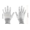 sourcing map 6 Pairs ESD Anti Static Gloves 21cm Thickened