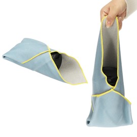 PATIKIL Camera Protective Wrap, 13.8" x 13.8" Lens Protector Wrapper Magic Self-Adhesive Camera Wrap for Camera Lens DSLR Phone Laptop, Haze Blue