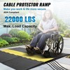Happybuy Durable 5-Channel Rubber Cable Guard 22000 lbs Load Capacity