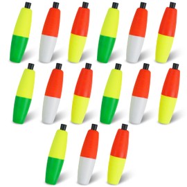 AGOOL Peg Floats Fishing Bobbers, Foam Cigar Fishing Float Bobbers Catfish Floats Catfish Rig Slip Bobbers Fishing Cork Bobbers with Pipe Plug for Catfish Santee Rig Freshwater Saltwater Fishing