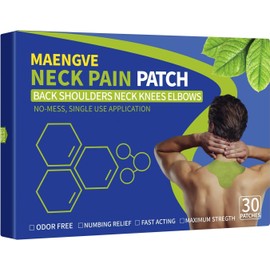 Kräuter Rücke Nackenschmerz-Pflaster, Schnell wirkende, langanhaltende natürliche Schmerzlinderung Für Rücken Nacken und Schulterschmerzen, Muskelkater & Gelenkschmerzen, 100% Natürliche Kräuterformel