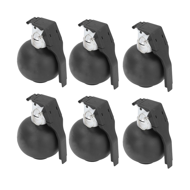 6PCS Kids Hand Grenades Toy with Realistic Sound Light Effect