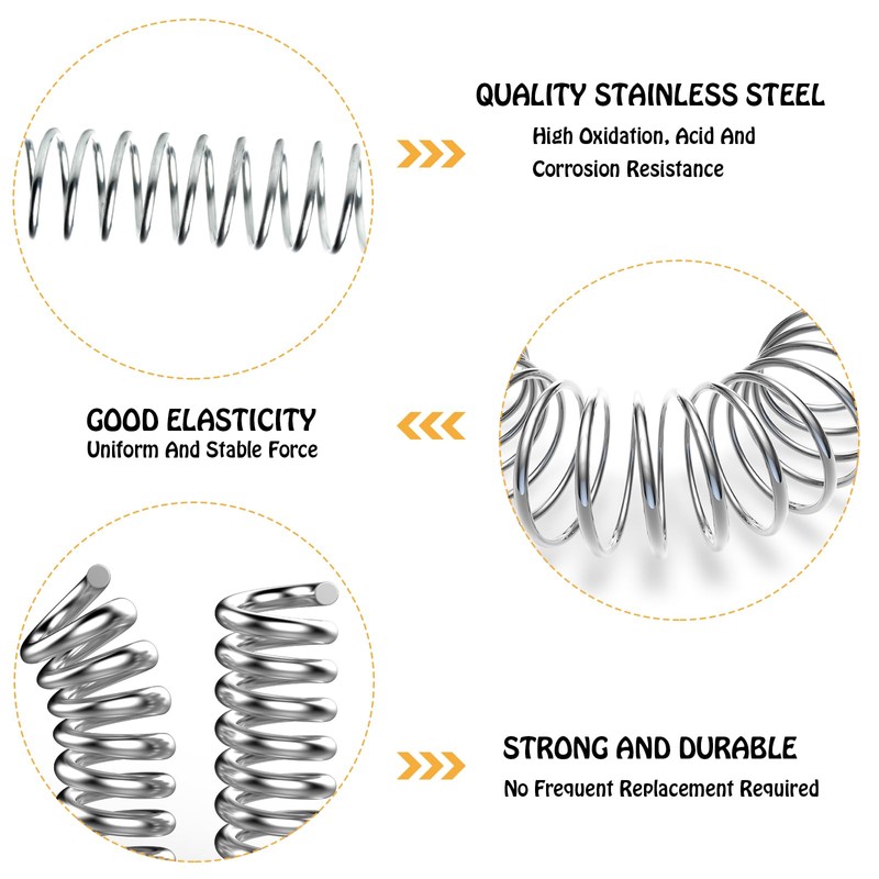 Raxfekro 420-Piece Set Compression Spring Assortment, 24 Specifications Compression Springs,