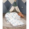 Delsit Kids 100% Cotton Loveseat Sofa, Hot Air Balloons, 30"W
