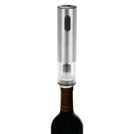 Kalorik Wine Lovers Set with Opener and Preserver, 7x10.25x4.9, Gray