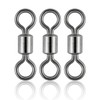 Dr.Fish 50 Pack Fishing Micro Swivels Fly Fishing Swivels Rolling