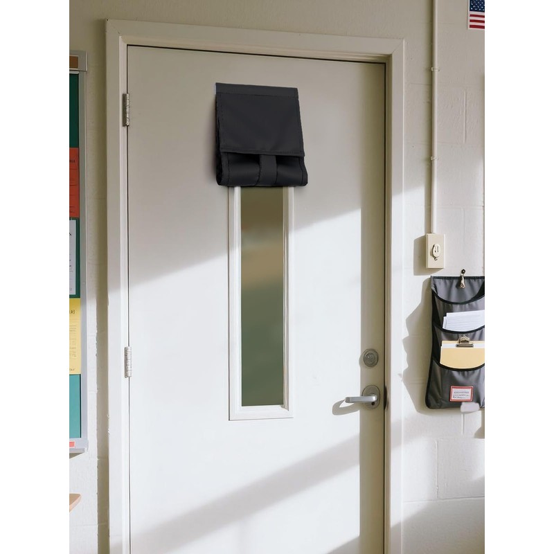 Classroom Door Window Blackout Cover - Blocking 100% Views &