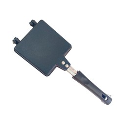 G & D Non-Stick Aluminum Double Sided Foldable Pan, 13 x 5 x 1.5 in, Suitable for Frying, Panini, Sandwiches, Omelettes, and More