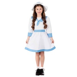 Fun Shack Maid Costume Children, Farmer Costume Children, Costume Maid, Medieval Dress Girls, Medieval Costume Children, Castle Lady Costume Children, Medieval Clothing Children Girls - S