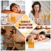 Beeswax Taper Candles 100% Natural Pure Refined Unscented and Decorative