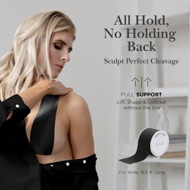 Nippies Breast Lift Tape - 2-inch Wide Adhesive Fashion Tape For Skin and Body, Invisible Under Clothing