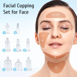 NANSIKE Electric Facial Cupping Set for Face – Portable 3-in-1 Facial Cupping...