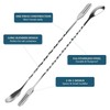 Bar Spoons, Cocktail Mixing Spoons, Stainless Steel Long Handle, Cocktail