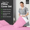 Rohi Polycotton Pillowcases 2 Pack - Easy Iron Bed Pillow